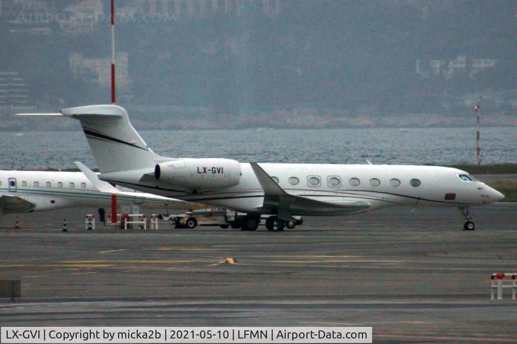 LX-GVI, 2014 Gulfstream Aerospace G650 (G-VI) C/N 6095, Parked