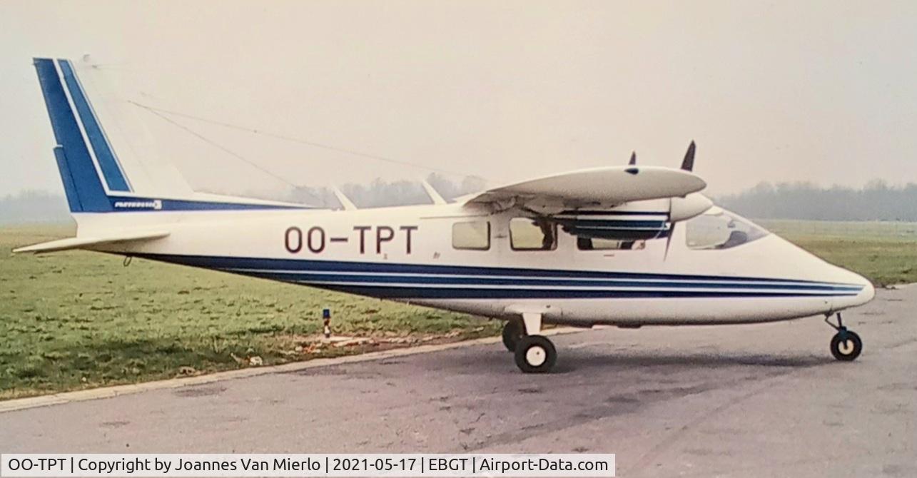 OO-TPT, 1979 Partenavia P-68B C/N 197, scan from slide