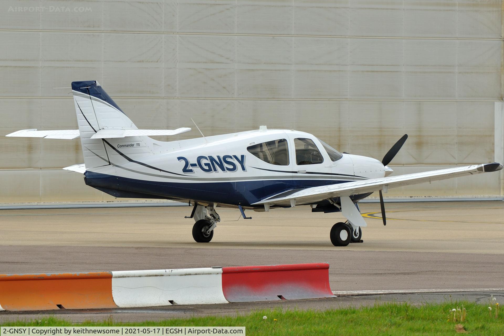 2-GNSY, 2000 Rockwell Commander 114B C/N 14679, Parked at Norwich.