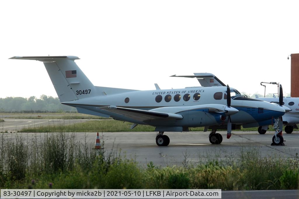 83-30497, 1983 Beech C-12D Huron C/N BP-43, Parked