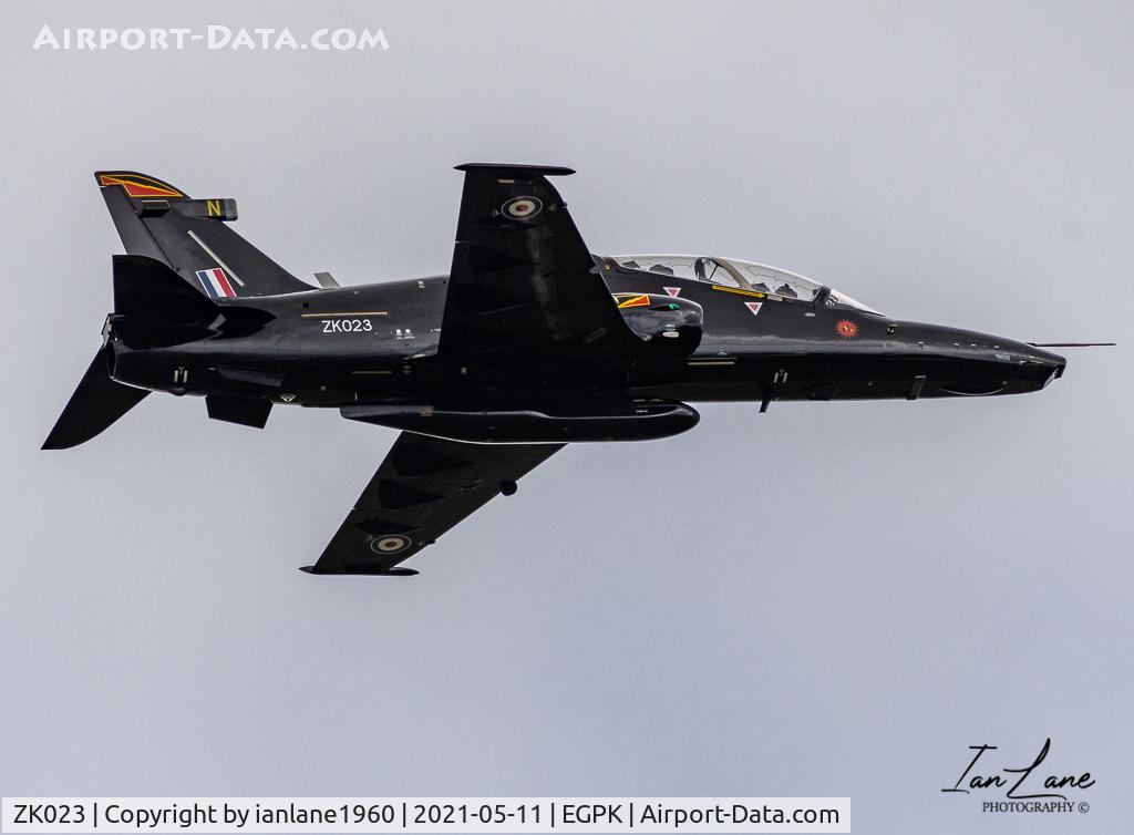 ZK023, 2009 British Aerospace Hawk T2 C/N RT014/1252, Low pass at Prestwick