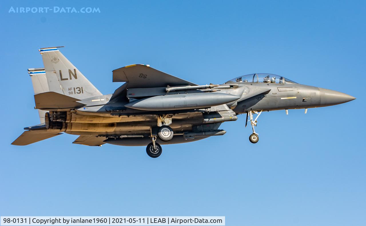 98-0131, 1998 McDonnell Douglas F-15E Strike Eagle C/N 1361/E222, TLP2019