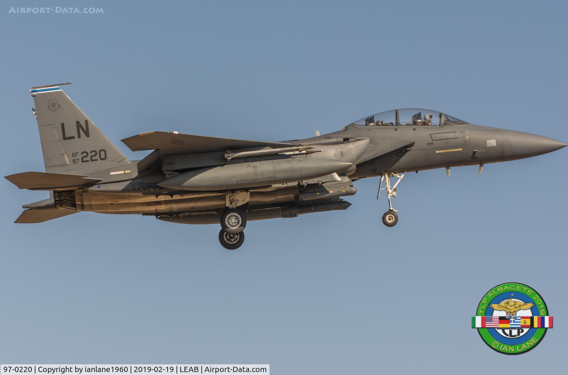 97-0220, 1997 McDonnell Douglas F-15E Strike Eagle C/N 1358/E219, TLP2019