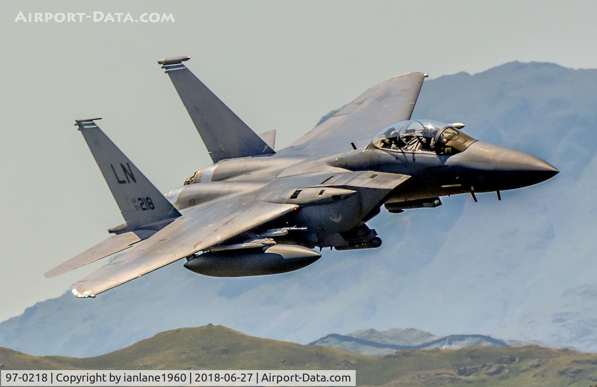 97-0218, 1997 McDonnell Douglas F-15E Strike Eagle C/N 1347/E217, LFA17