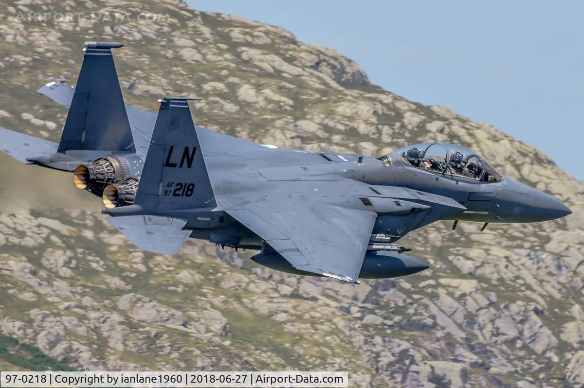 97-0218, 1997 McDonnell Douglas F-15E Strike Eagle C/N 1347/E217, LFA17