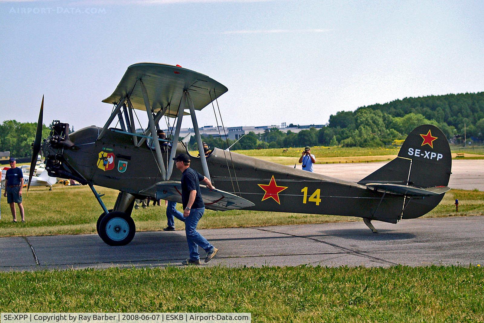SE-XPP, PZL-Okecie CSS-13 (Polikarpov Po-2) C/N 0430-964, SE-XPP   Polikarpov Po-2 / CSS13 [0430-964] Stockholm-Barkarby~SE 07/06/2008