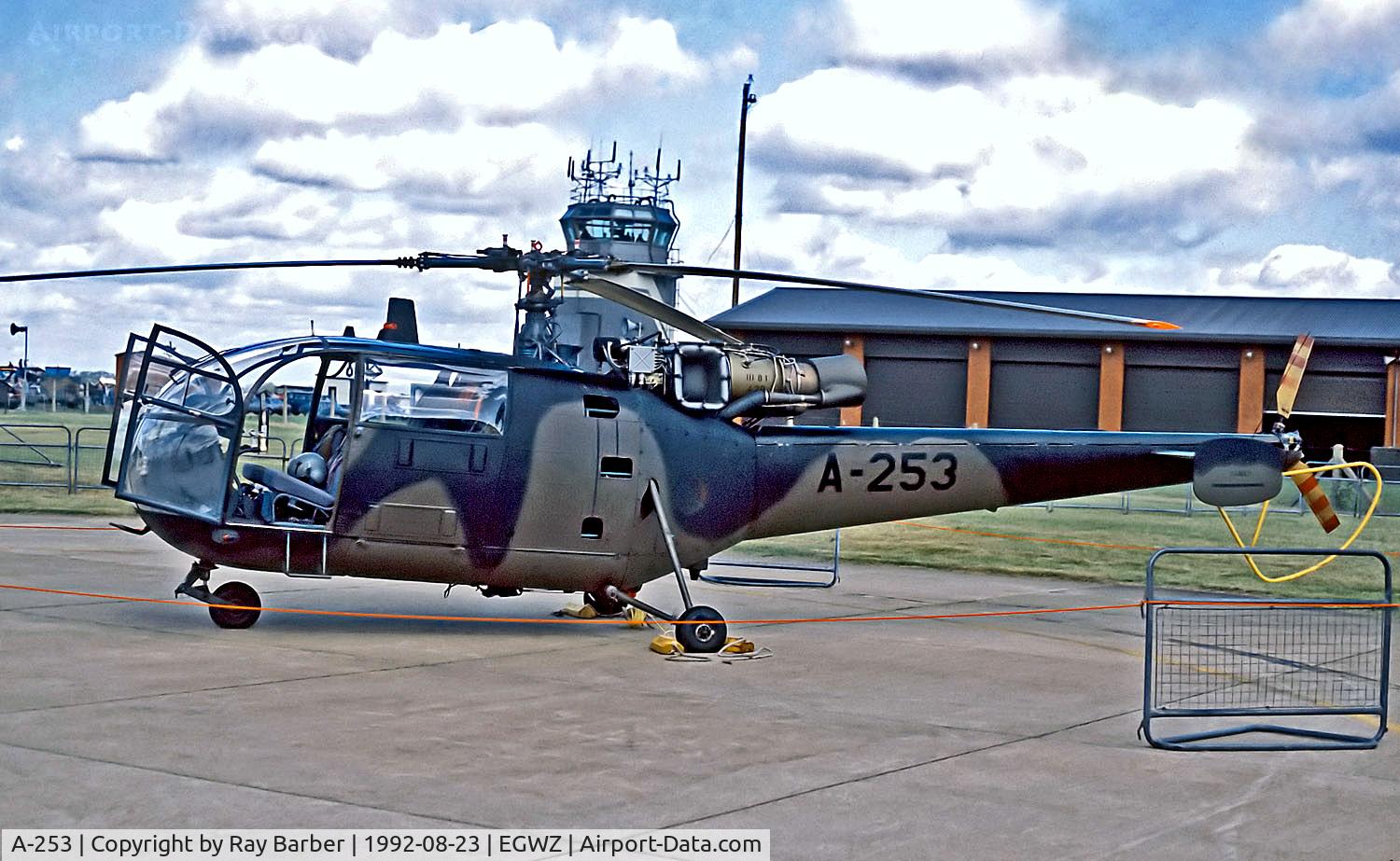 A-253, Sud SE-3160 Alouette III C/N 1253, A-253   Sud Aviation SE.3160 Alouette III [1253] (Royal Netherlands Air Force) RAF Alconbury~G 23/08/1992