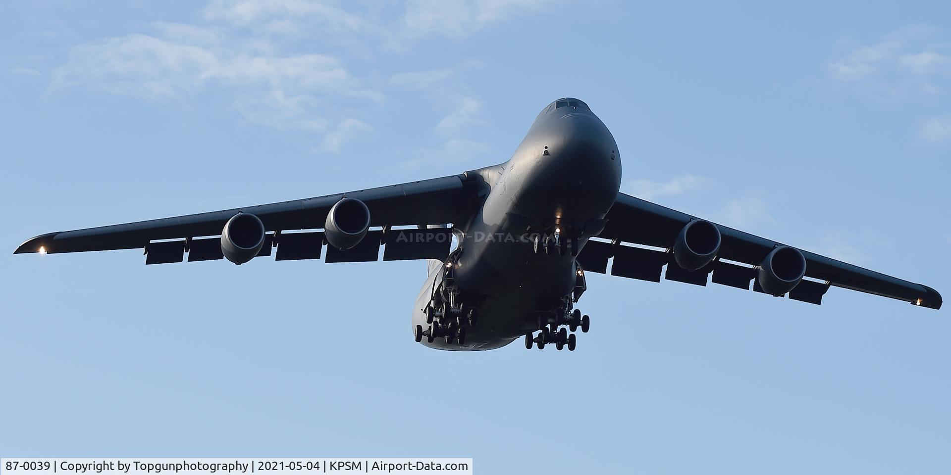 87-0039, Lockheed C-5M Super Galaxy C/N 500-0125, RODD99 working RW16