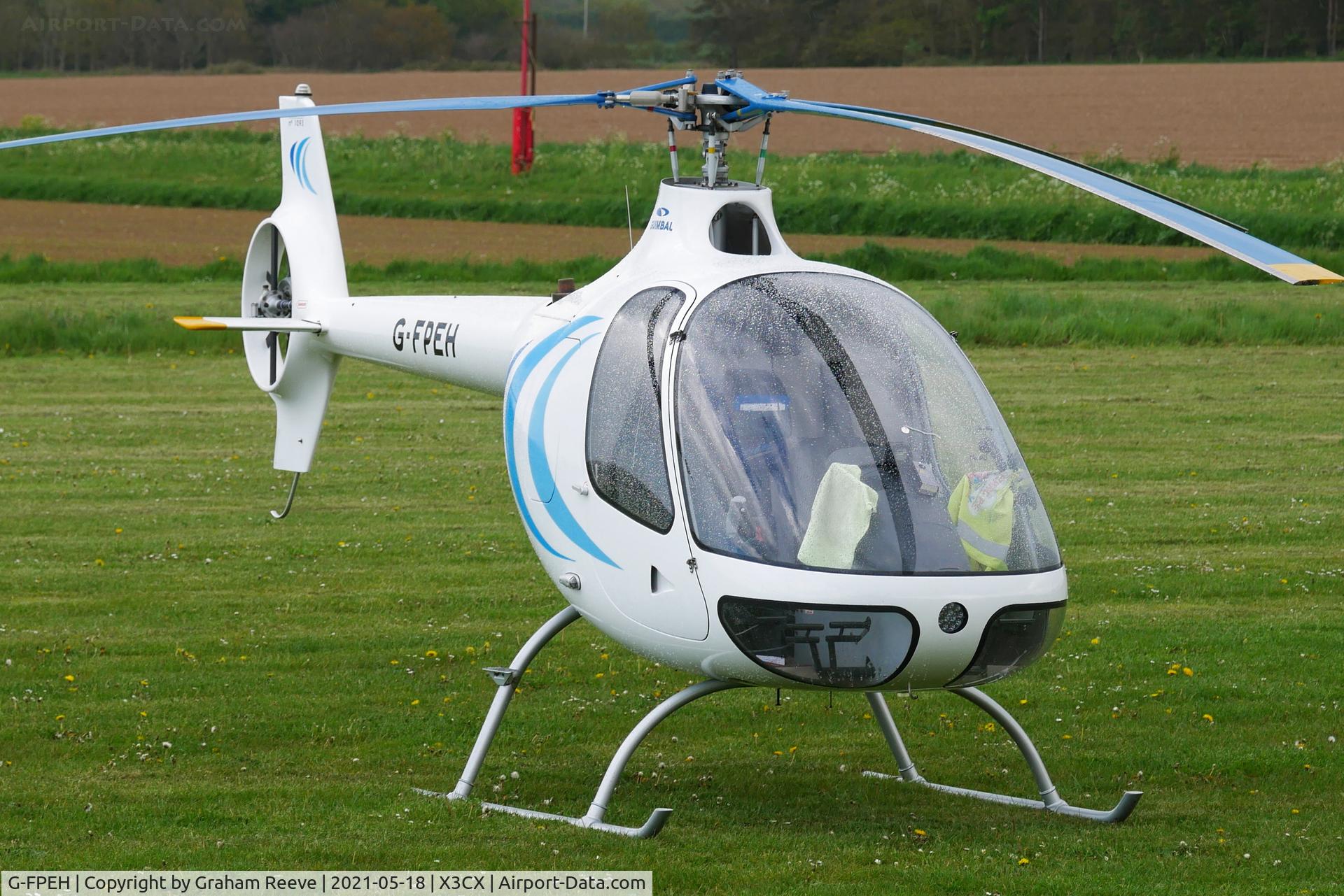 G-FPEH, 2015 Guimbal Cabri G2 C/N 1093, Parked at Northrepps.