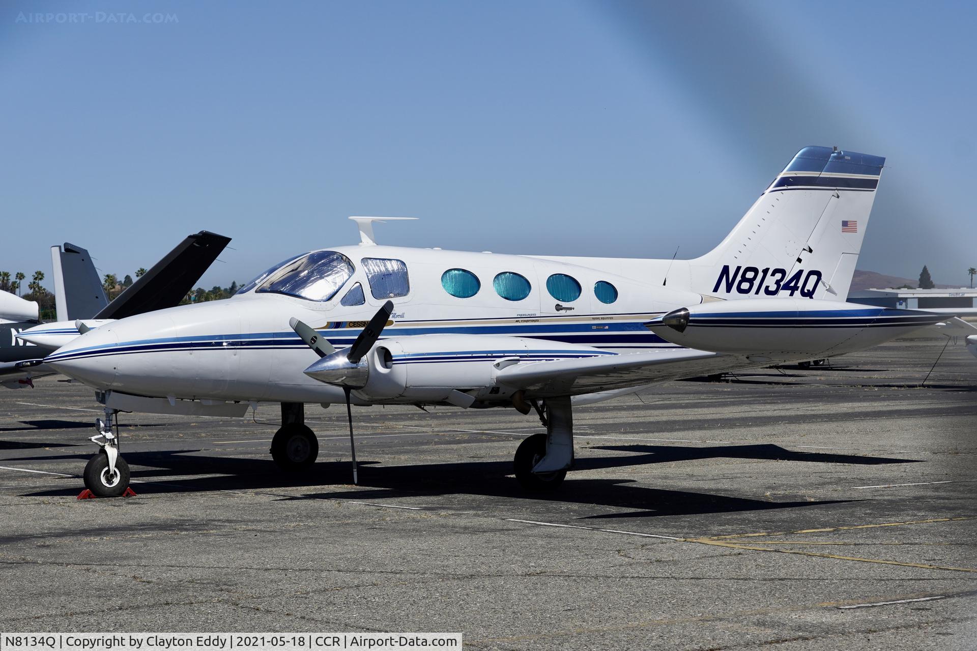 N8134Q, 1969 Cessna 414 Chancellor C/N 414-0034, Buchanan Field Concord California 2021.