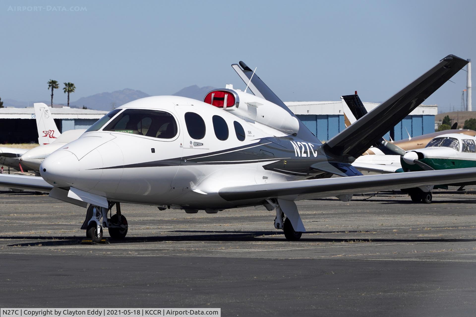 N27C, 2019 Cirrus SF50 Vision C/N 0164, Buchanan Field Concord California 2021.
