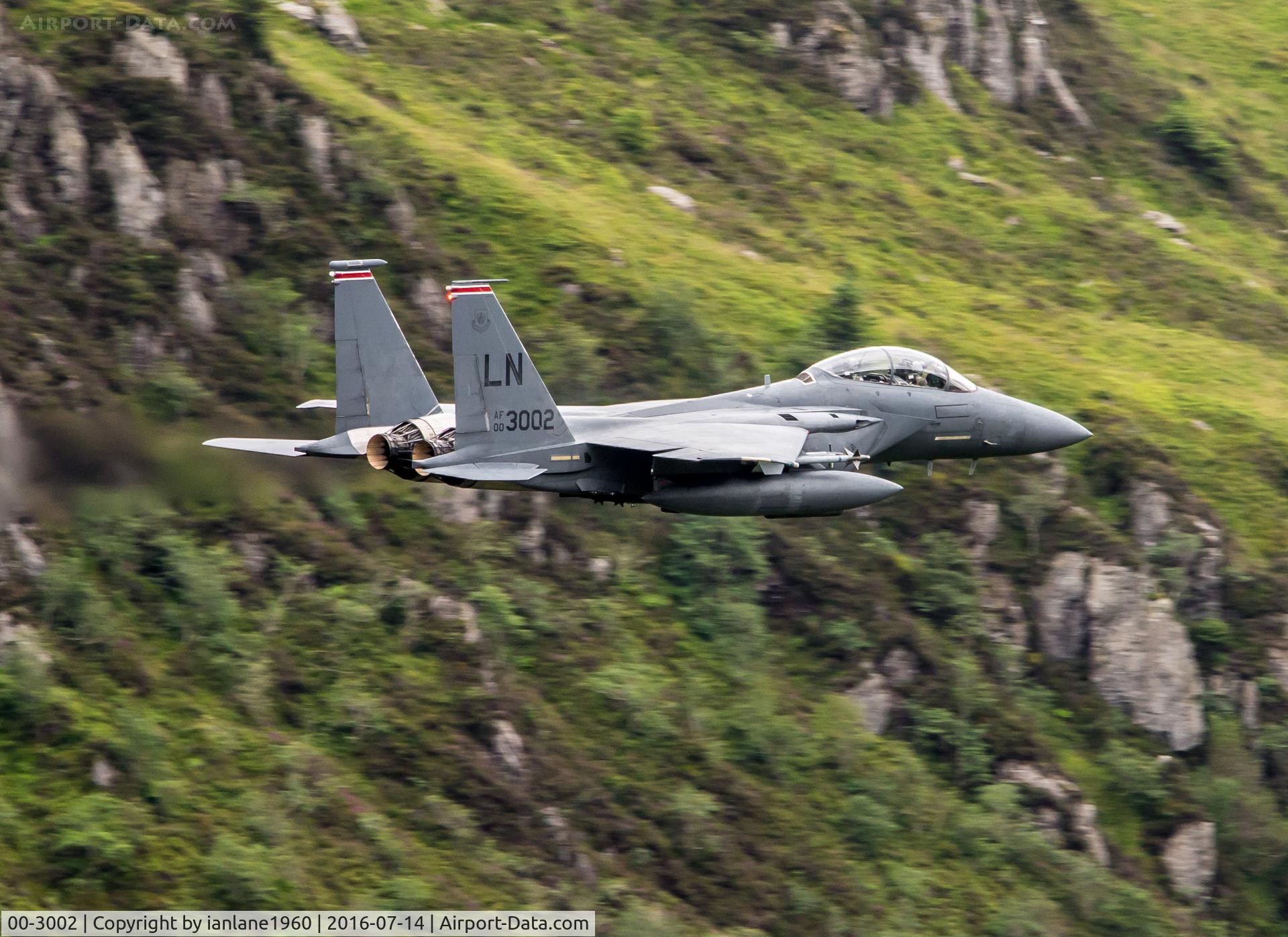 00-3002, 2000 McDonnell Douglas F-15E Strike Eagle C/N 1368/E229, LFA07