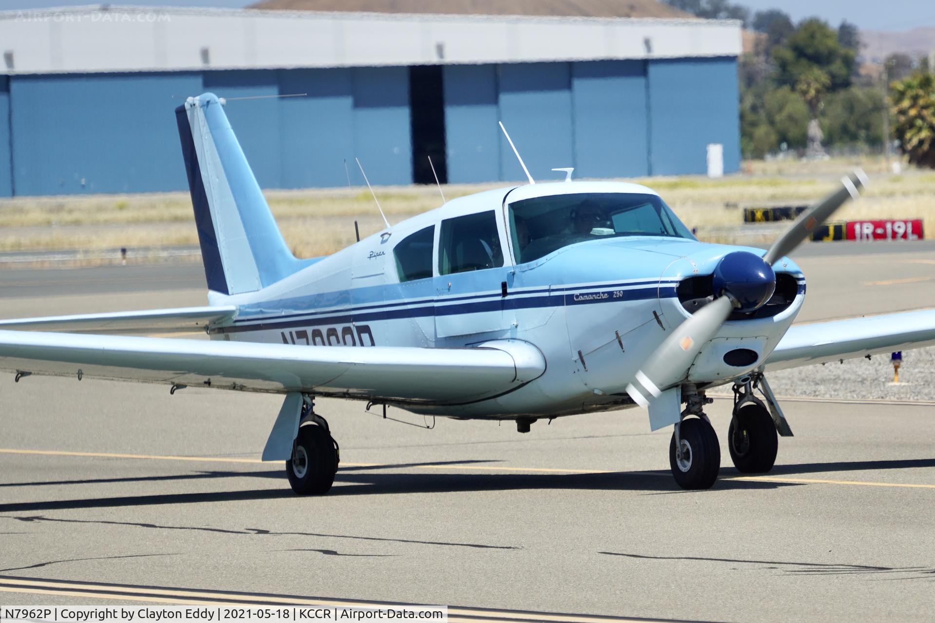 N7962P, 1962 Piper PA-24-250 Comanche C/N 24-3199, Buchanan Field Concord California 2021.