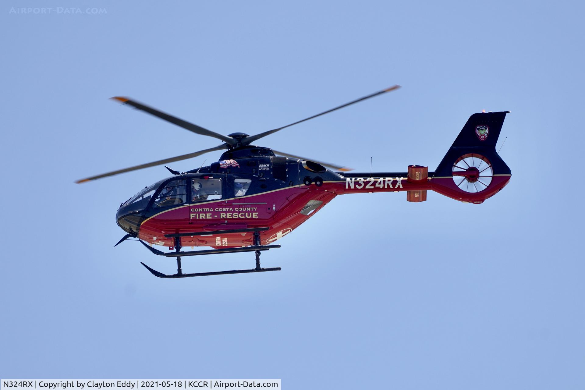 N324RX, 2018 Airbus Helicopters EC-135P-3 C/N 1274, Buchanan Field Concord California 2021.