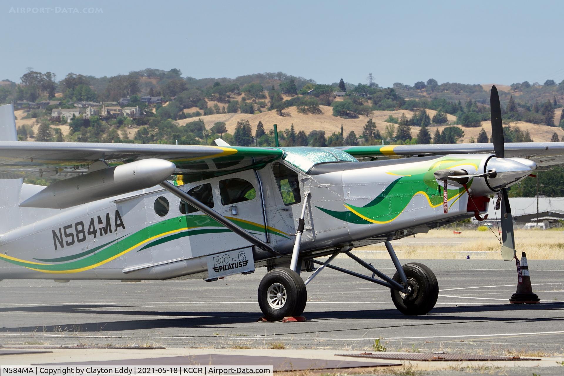 N584MA, 2011 Pilatus PC-6/B2-H4 C/N 978, Buchanan Field Concord California 2021.