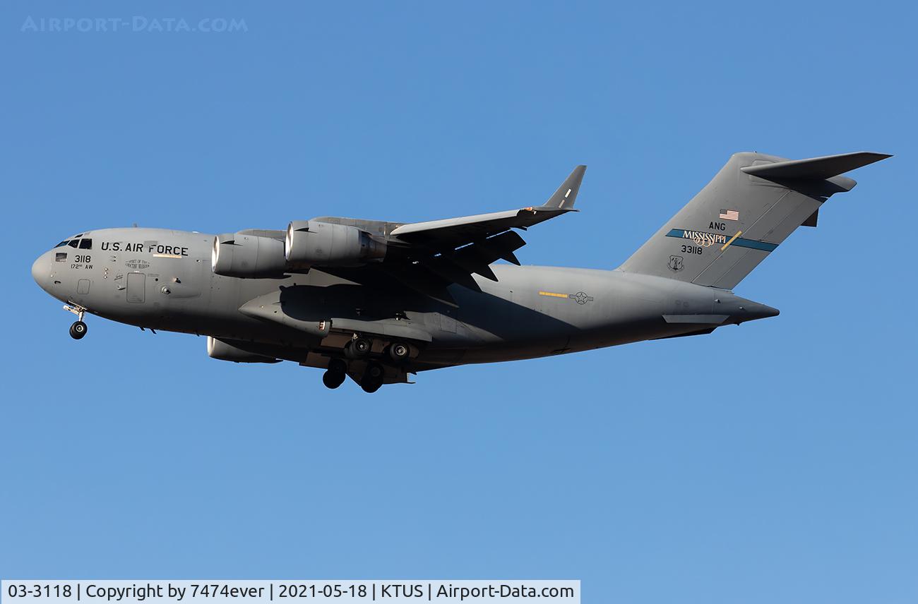 03-3118, 2003 Boeing C-17A Globemaster III C/N P-118, BLUES77
