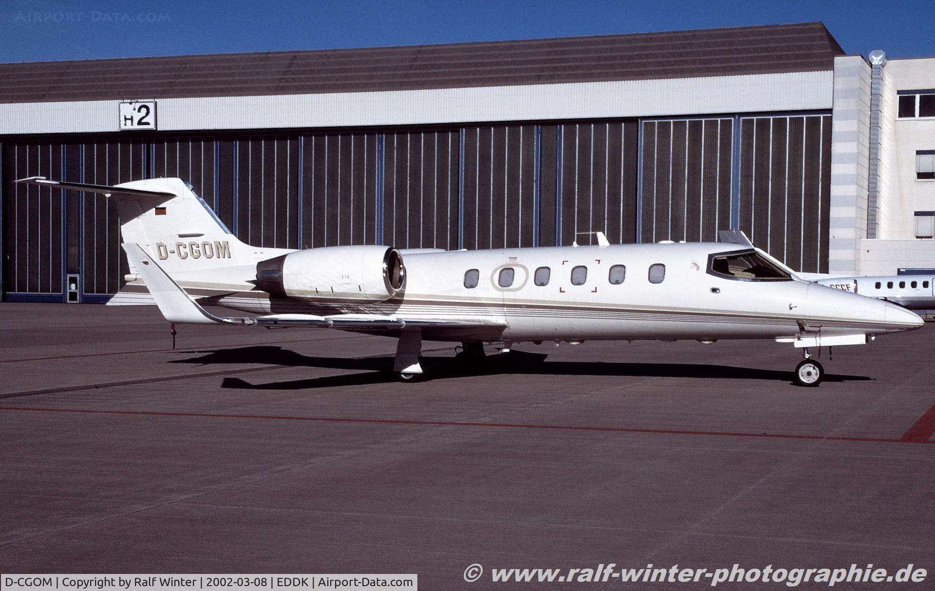 D-CGOM, 1998 Learjet 31A C/N 31A-167, Learjet 31A - Private - 31-167 - D-CGOM - 032002 - CGN