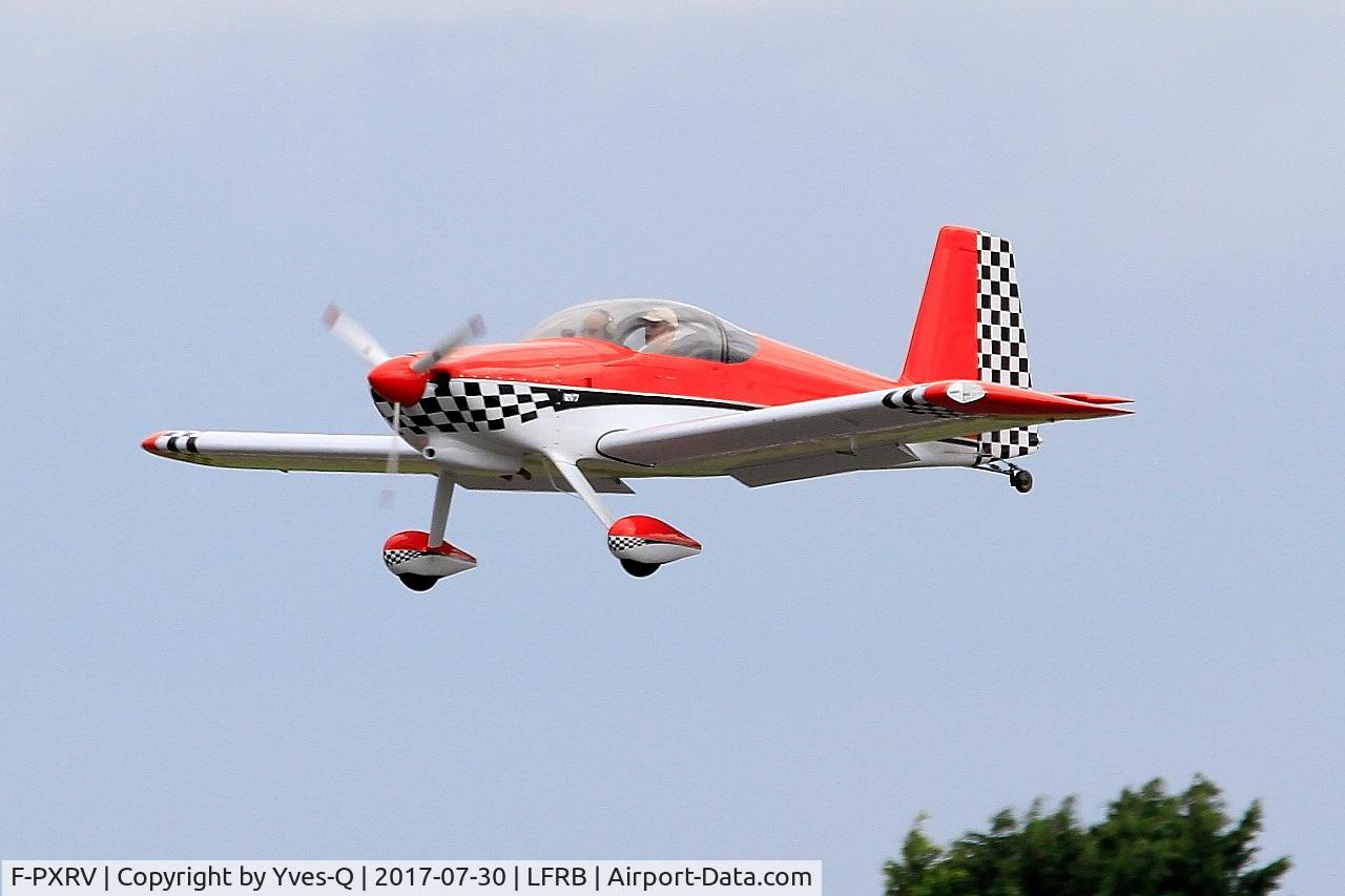 F-PXRV, 2017 Van's RV-7 C/N 74130, Vans RV-7, On final rwy 25L, Brest-Bretagne airport (LFRB-BES)