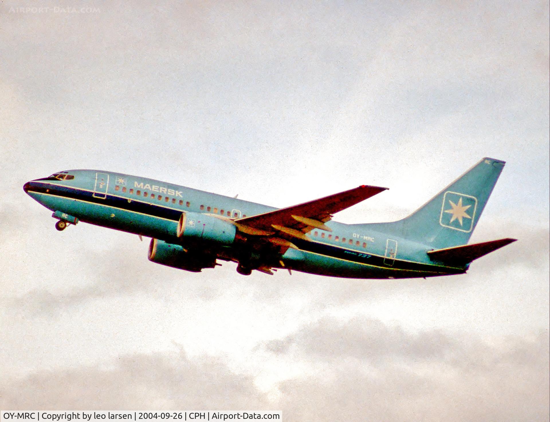 OY-MRC, 1997 Boeing 737-7L9 C/N 28006, Copenhagen 26.9.2004