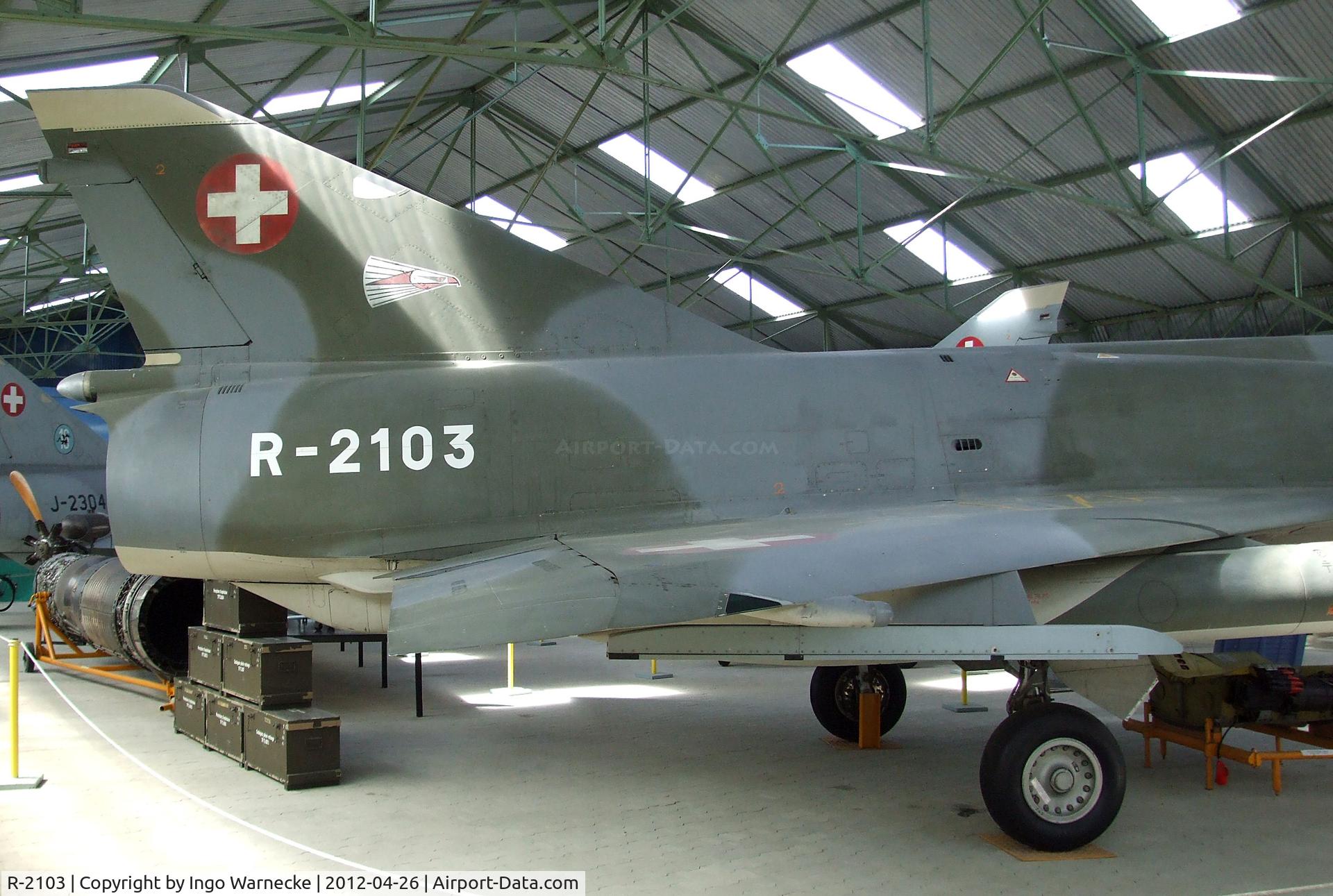 R-2103, Dassault Mirage IIIRS C/N 17-26-135/1028, Dassault Mirage III RS at the Musée Européen de l'Aviation de Chasse, Montelimar Ancone airfield