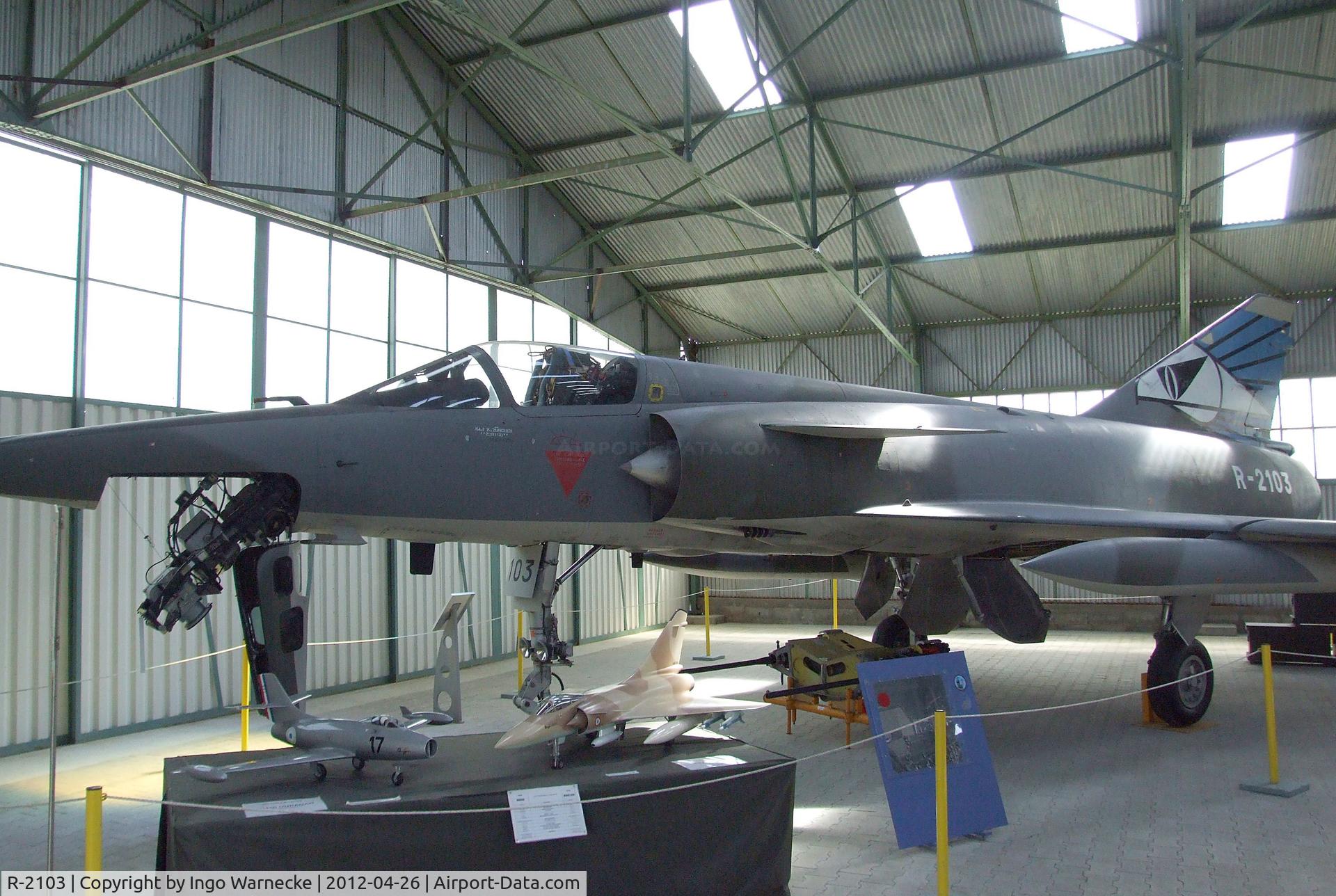 R-2103, Dassault Mirage IIIRS C/N 17-26-135/1028, Dassault Mirage III RS at the Musée Européen de l'Aviation de Chasse, Montelimar Ancone airfield