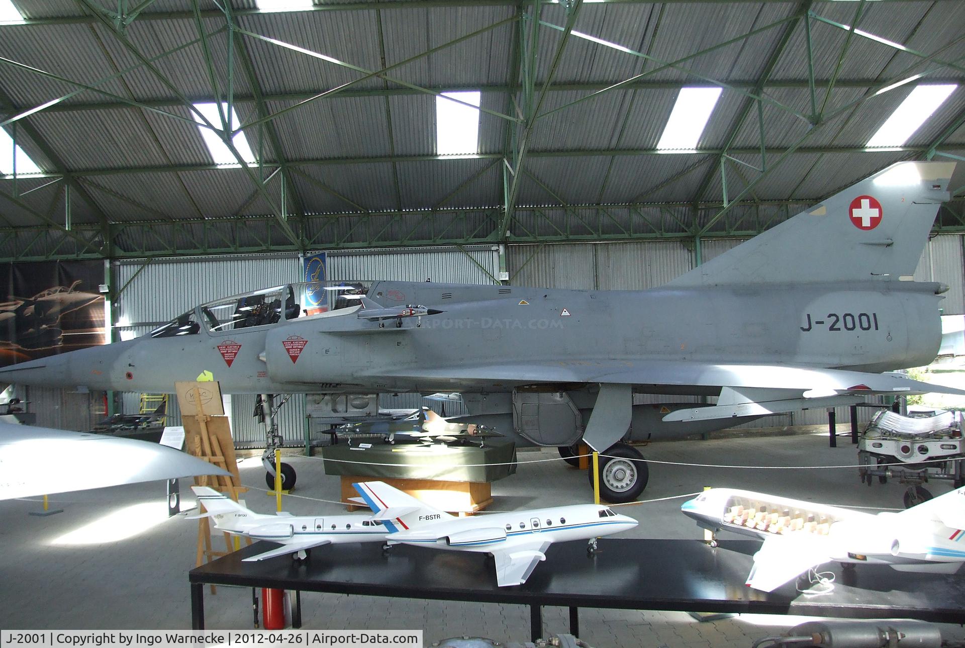 J-2001, Dassault Mirage IIIDS C/N 227F/BS1, Dassault Mirage III DS at the Musée Européen de l'Aviation de Chasse, Montelimar Ancone airfield