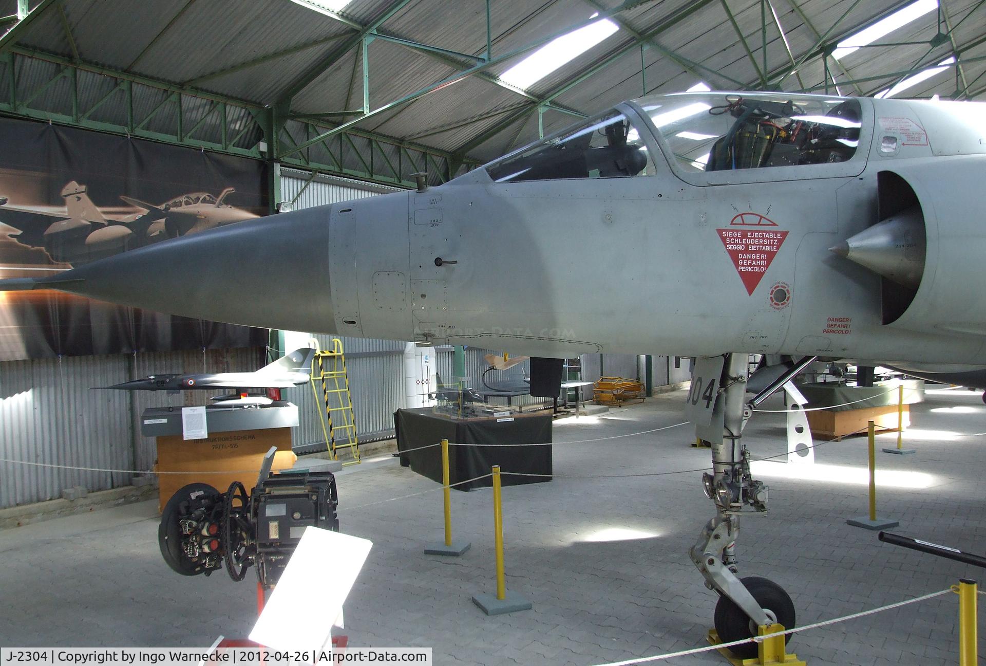 J-2304, Dassault (F+W Emmen) Mirage IIIS C/N 17-26-101/994, Dassault (F+W Emmen) Mirage III S at the Musée Européen de l'Aviation de Chasse, Montelimar Ancone airfield