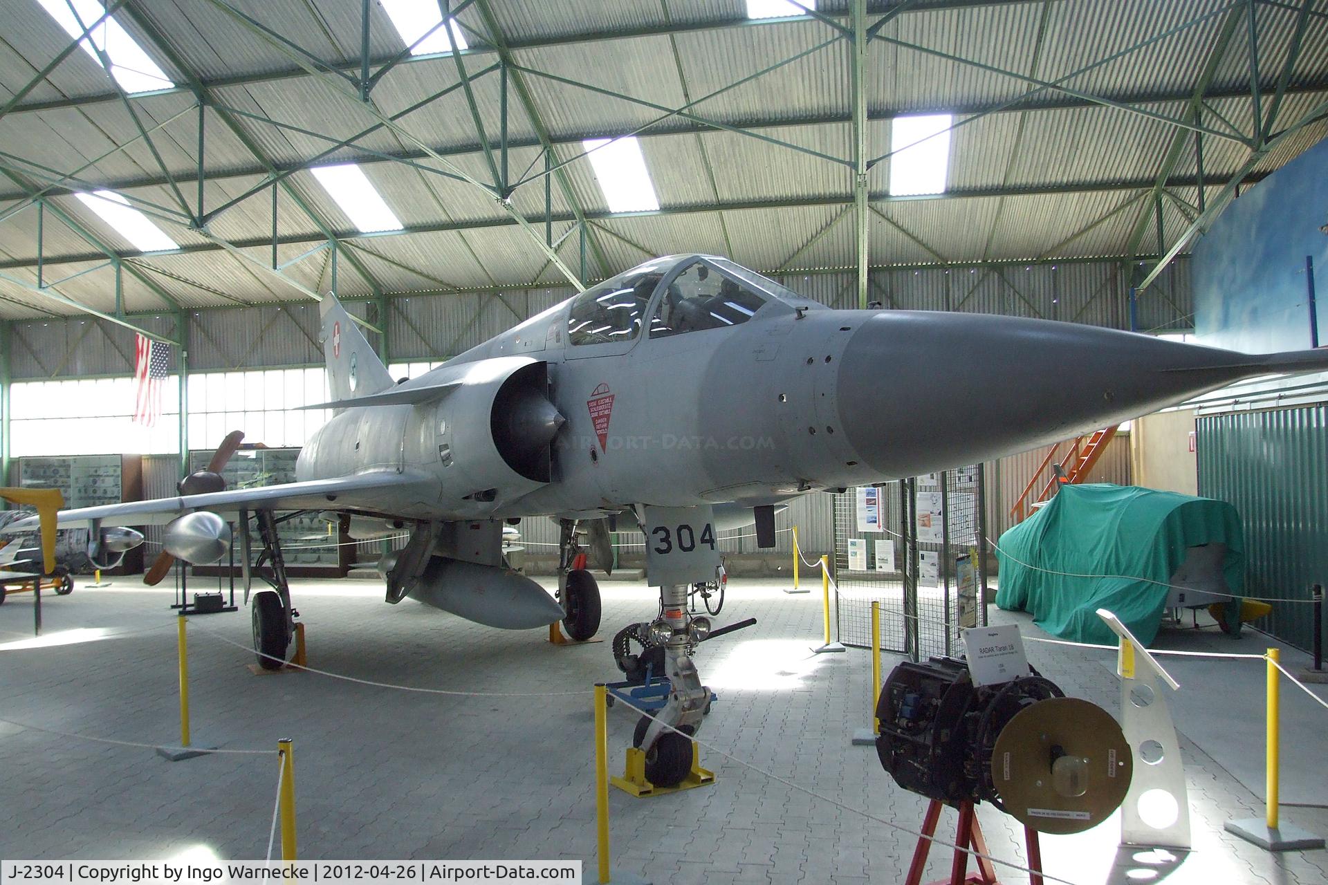 J-2304, Dassault (F+W Emmen) Mirage IIIS C/N 17-26-101/994, Dassault (F+W Emmen) Mirage III S at the Musée Européen de l'Aviation de Chasse, Montelimar Ancone airfield