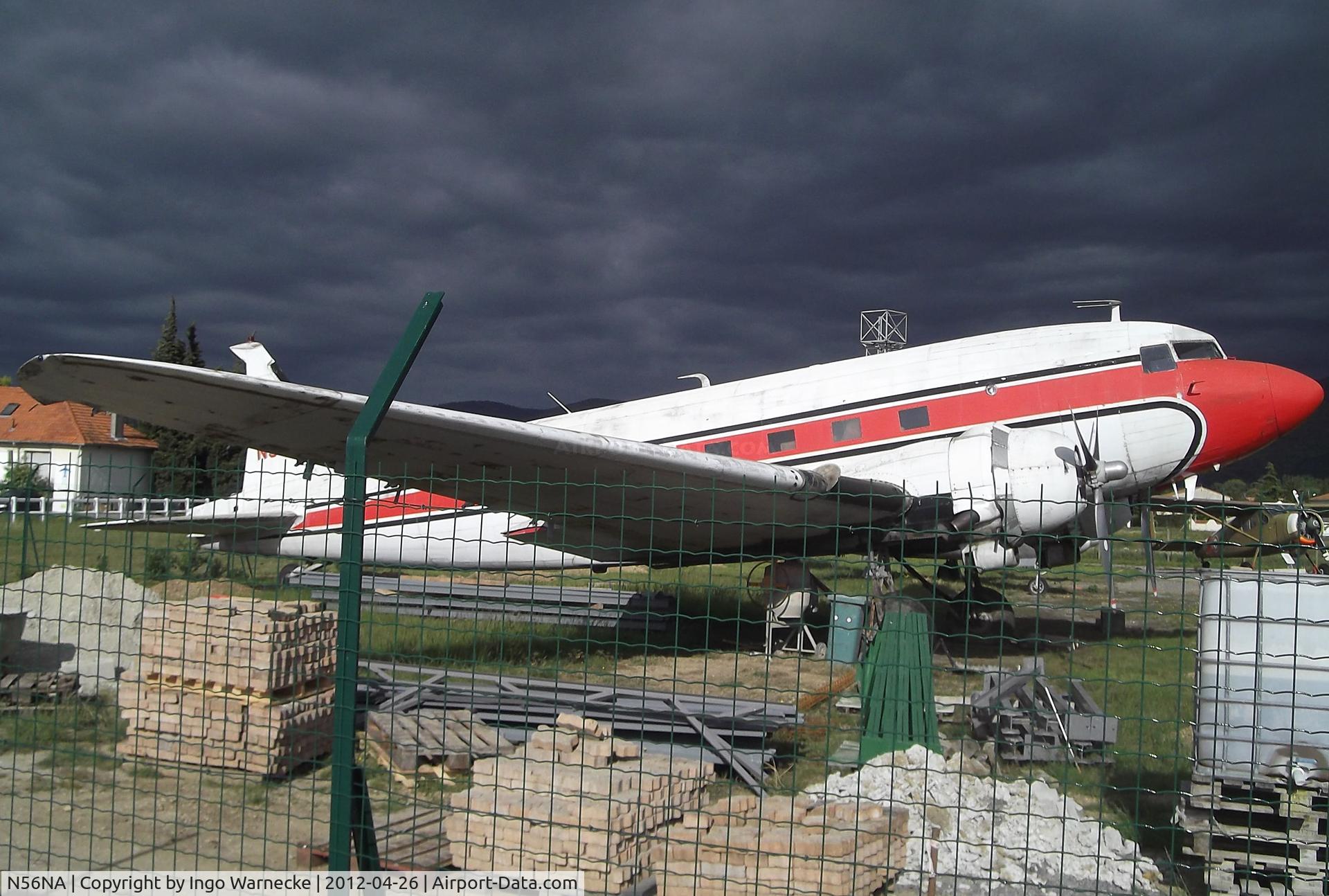 N56NA, 1942 Douglas DC-3A-S1C3G C/N 4979, Douglas DC-3A at the Musée Européen de l'Aviation de Chasse, Montelimar Ancone airfield