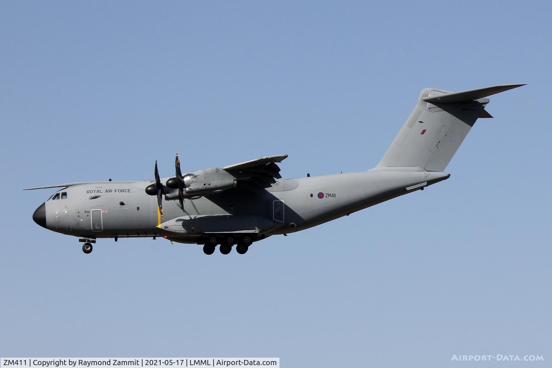 ZM411, 2016 Airbus A400M-180 Atlas C.1 C/N 039, Airbus A400M Atlas C.1 ZM411 Royal Air Force