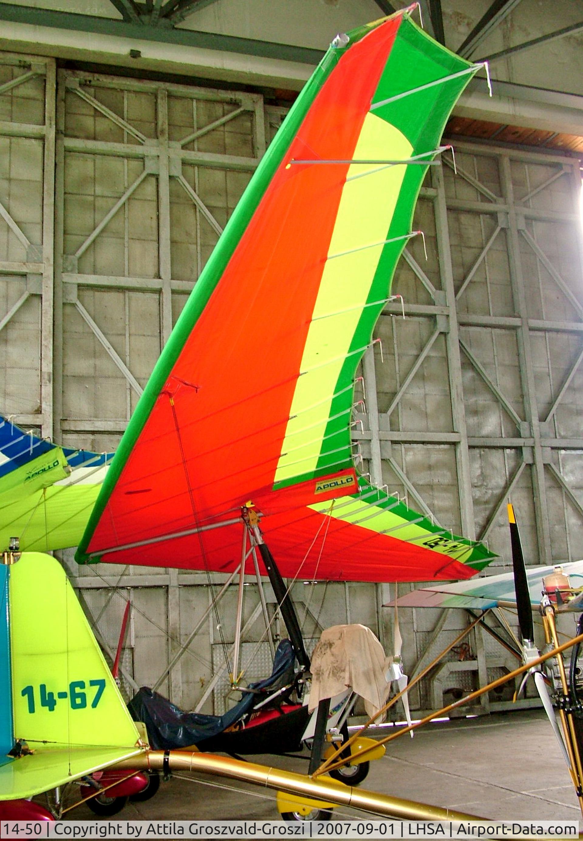 14-50, Halley Apollo CXMD C/N 052597, LHSA - Szentkirályszabadja Airport, Hungary
