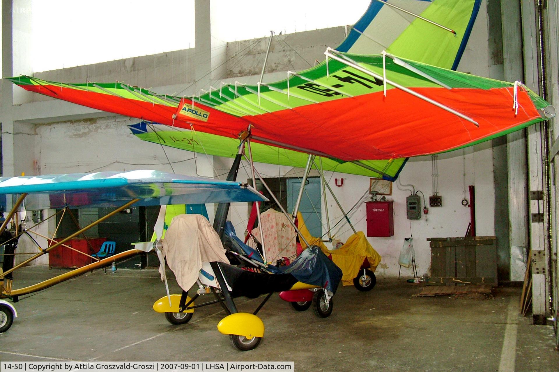 14-50, Halley Apollo CXMD C/N 052597, LHSA - Szentkirályszabadja Airport, Hungary