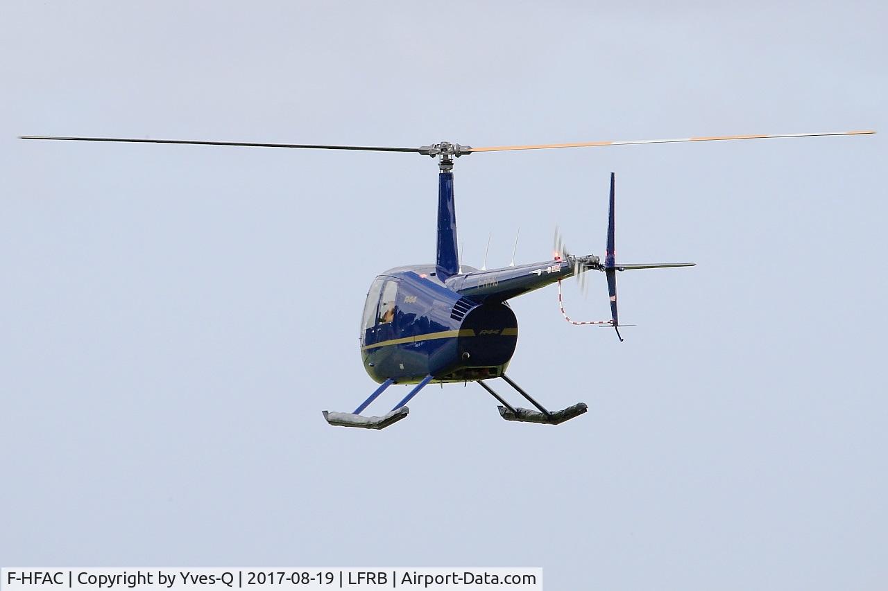 F-HFAC, 2012 Robinson R44  Raven II C/N 13224, Robinson R-44 Raven II, training flight, Brest-Bretagne Airport (LFRB-BES)