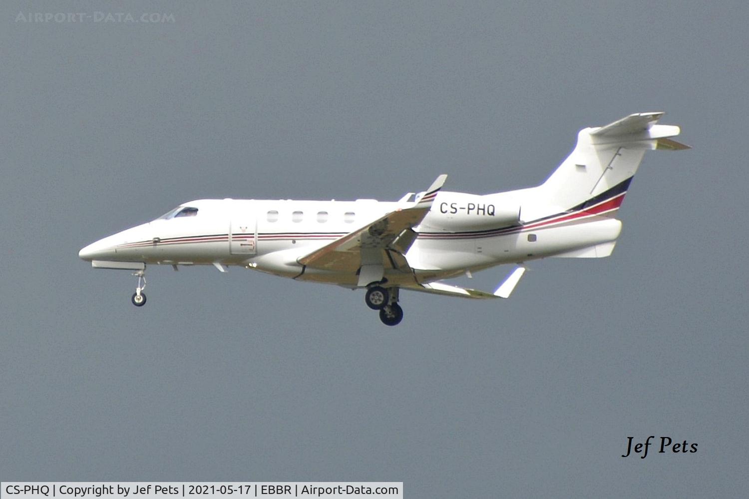 CS-PHQ, 2020 Embraer EMB-505 Phenom 300 C/N 50500570, Landing at Brussels Airport.