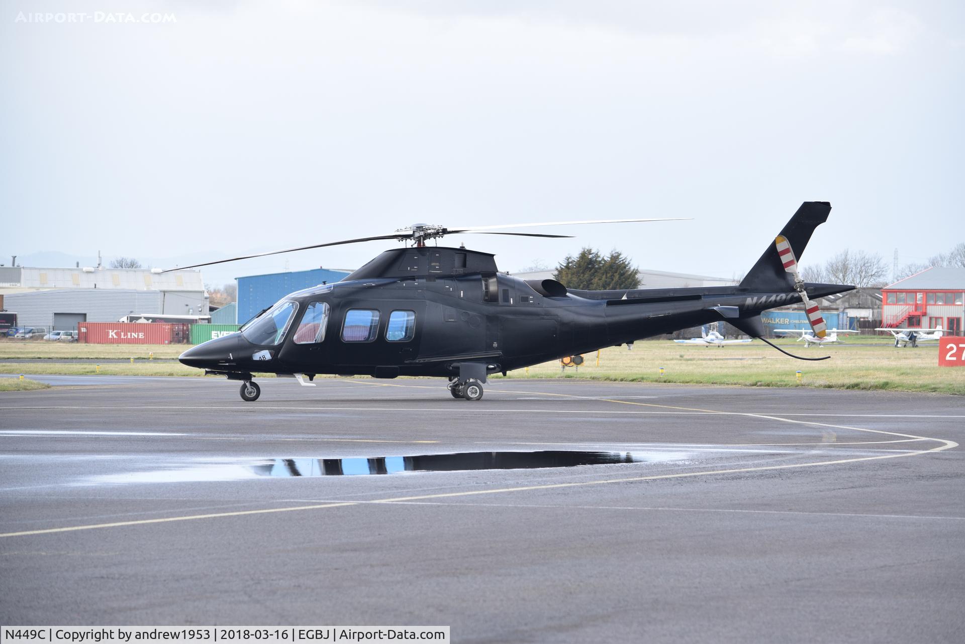 N449C, 2006 Agusta A-109S Grand C/N 22066, N449C at Gloucestershire Airport.