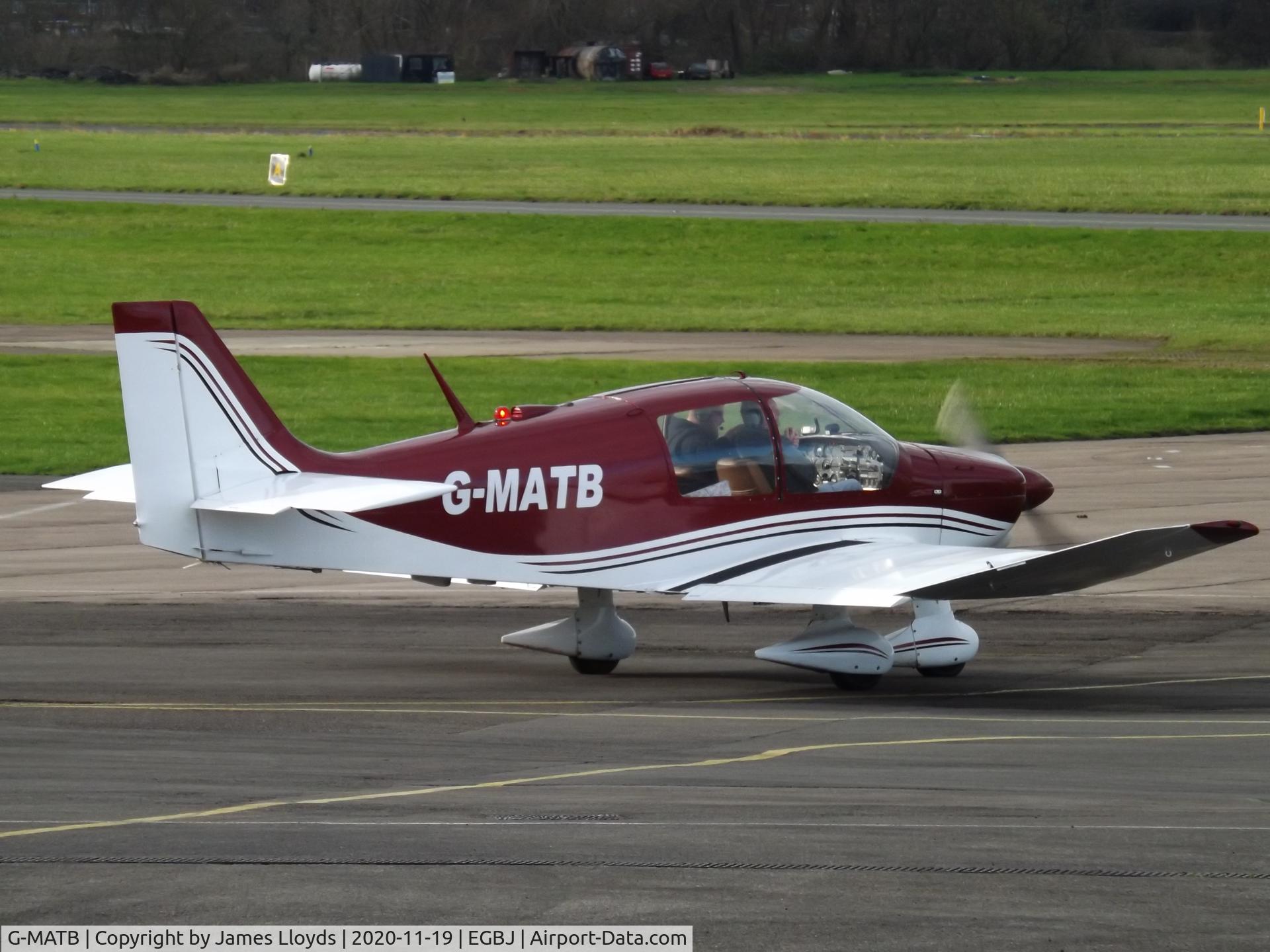 G-MATB, 1972 Robin DR-400-160 Chevalier C/N 735, At Gloucestershire Airport.