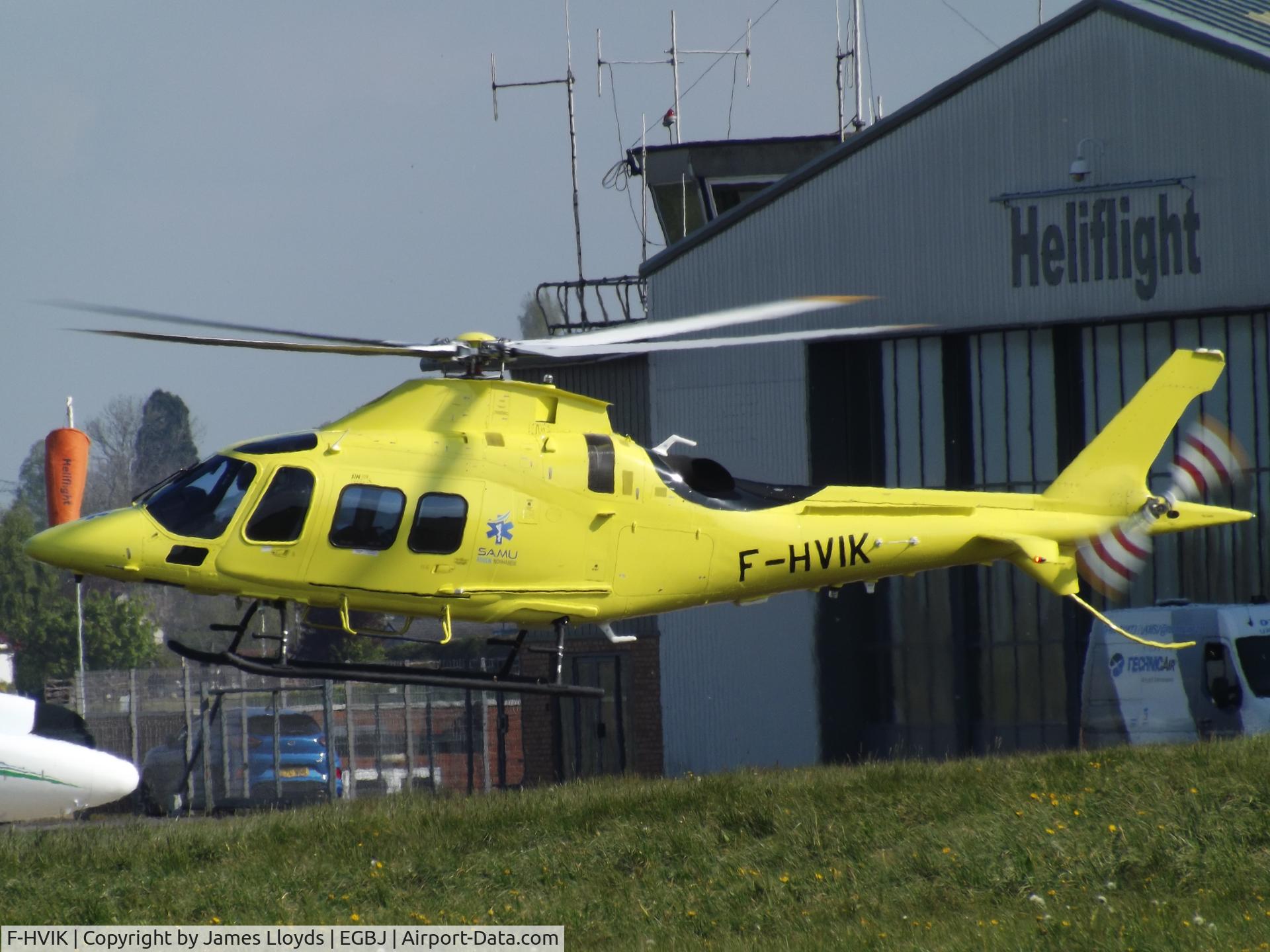 F-HVIK, 2020 Leonardo AW-109S Trekker C/N 22737, At Gloucestershire Airport.