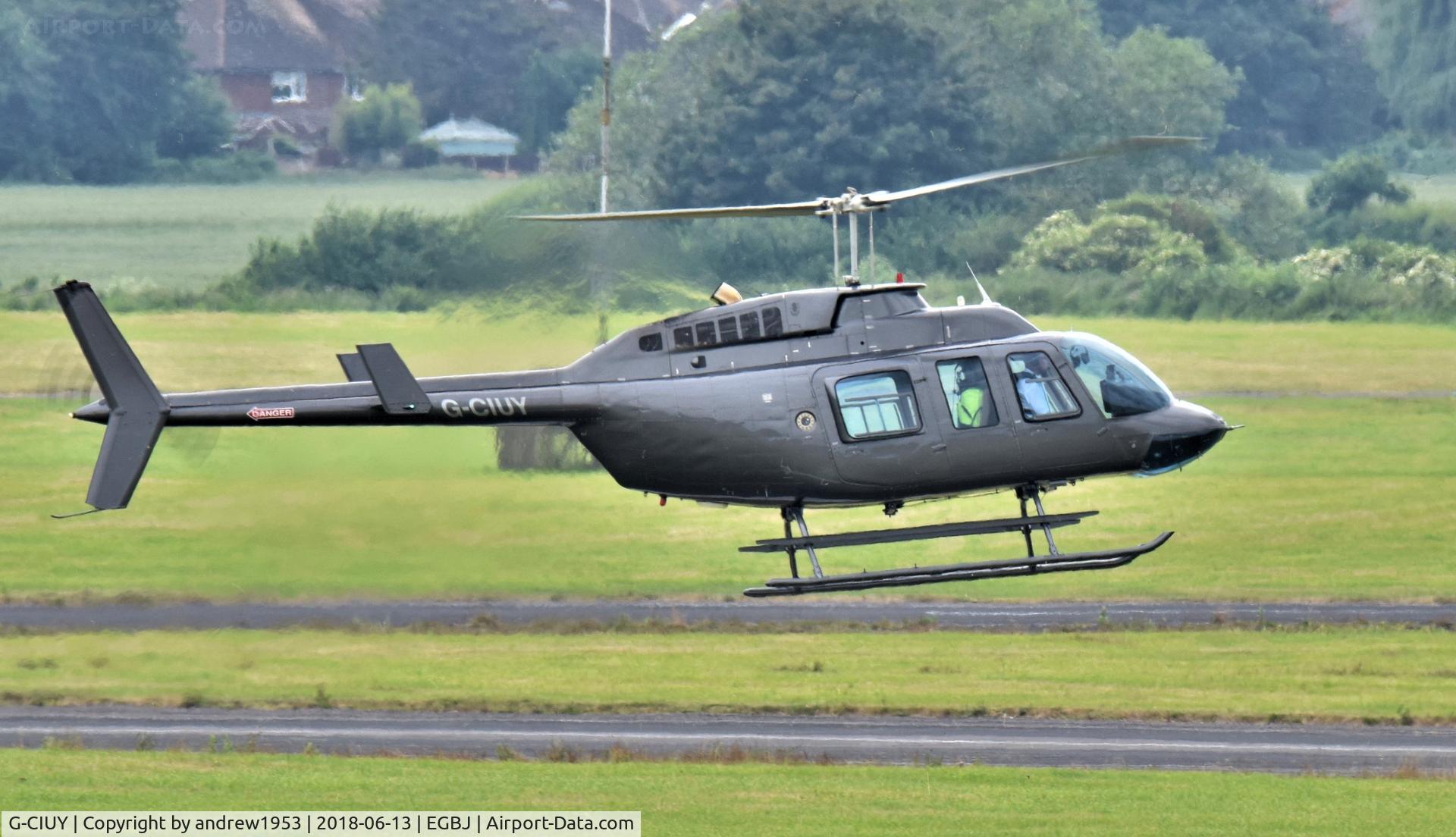G-CIUY, 1992 Bell 206L-3 LongRanger III C/N 51578, G-CIUY at Gloucestershire Airport.