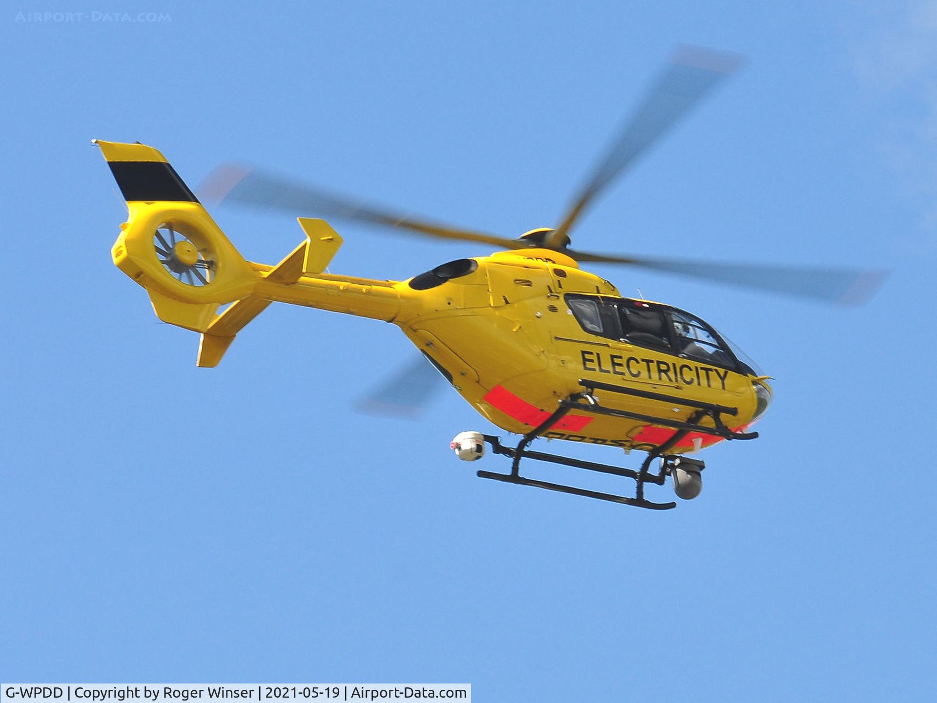 G-WPDD, 1999 Eurocopter EC-135P-1 C/N 0071, Off airport. Operated by Western Power Distribution. Swansea, Wales, UK.