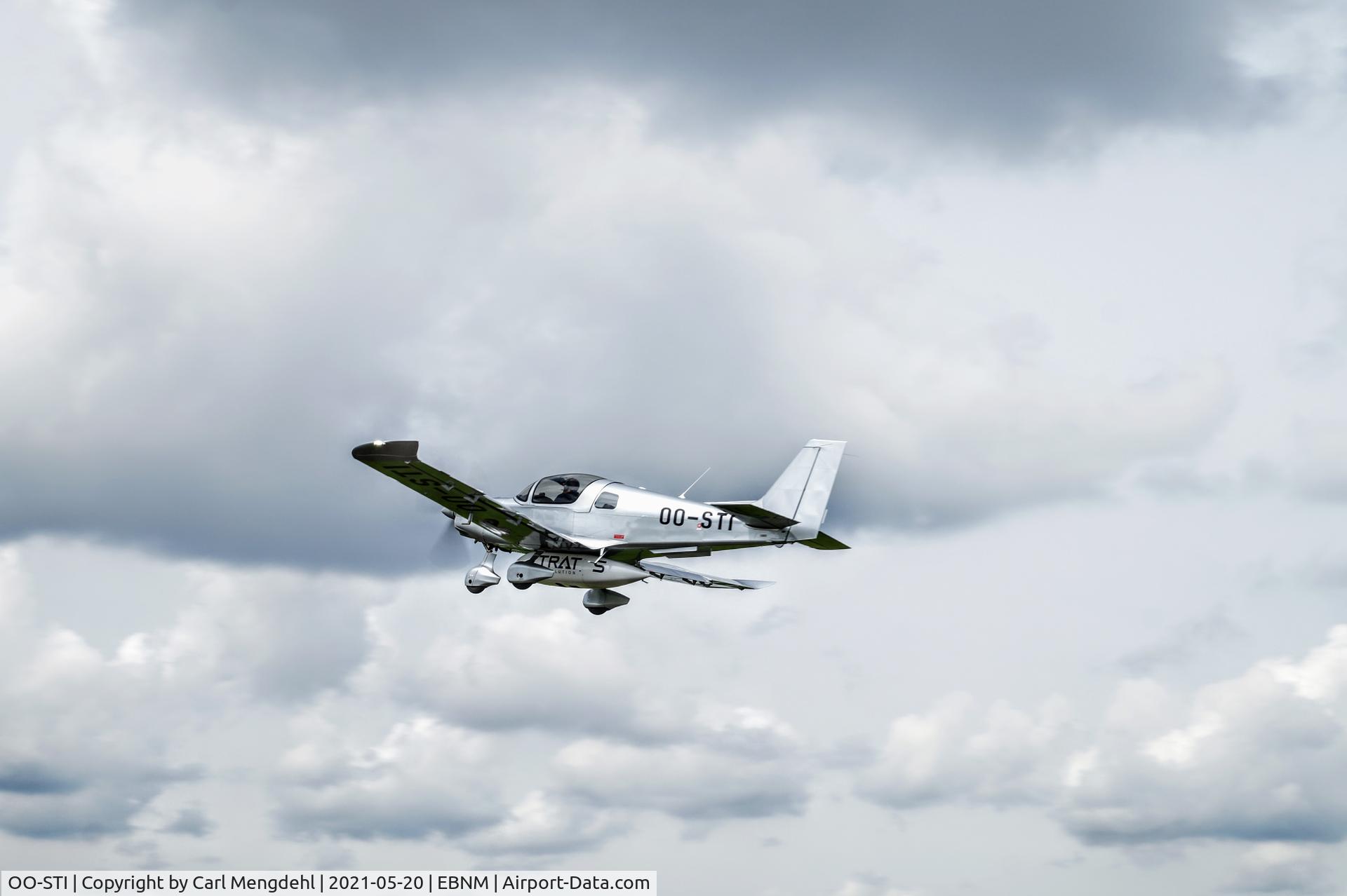 OO-STI, 2021 Sonaca S201 C/N 035, take-off from Temploux