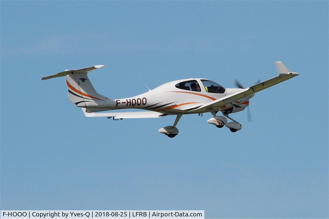 F-HOOO, 2013 Diamond DA-40 Diamond Star C/N D4.144, Diamond DA-40 Diamond Star, Take off rwy 07R, Brest-Bretagne Airport (LFRB-BES)
