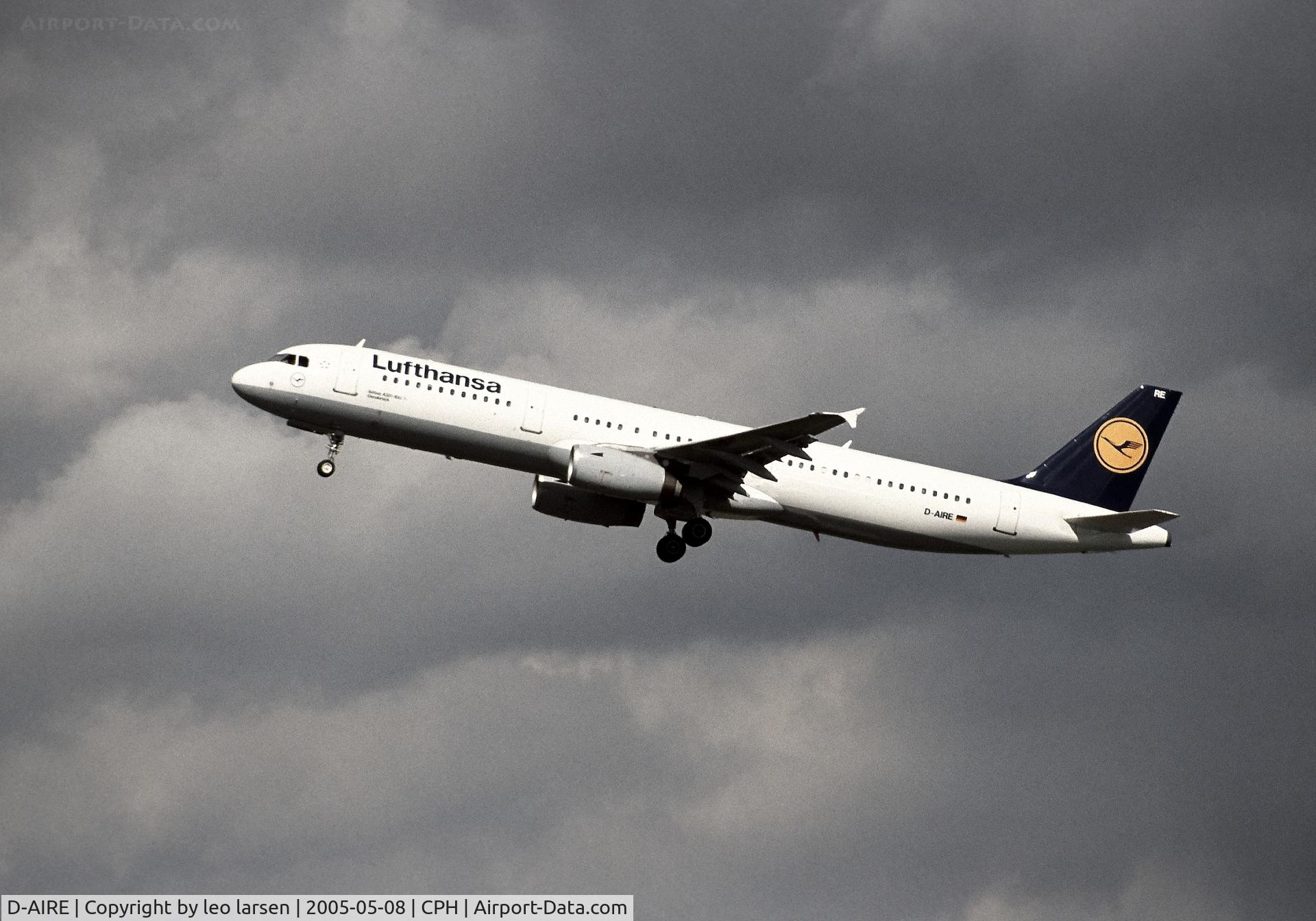 D-AIRE, 1994 Airbus A321-131 C/N 0484, Copenhagen 8.5.2005