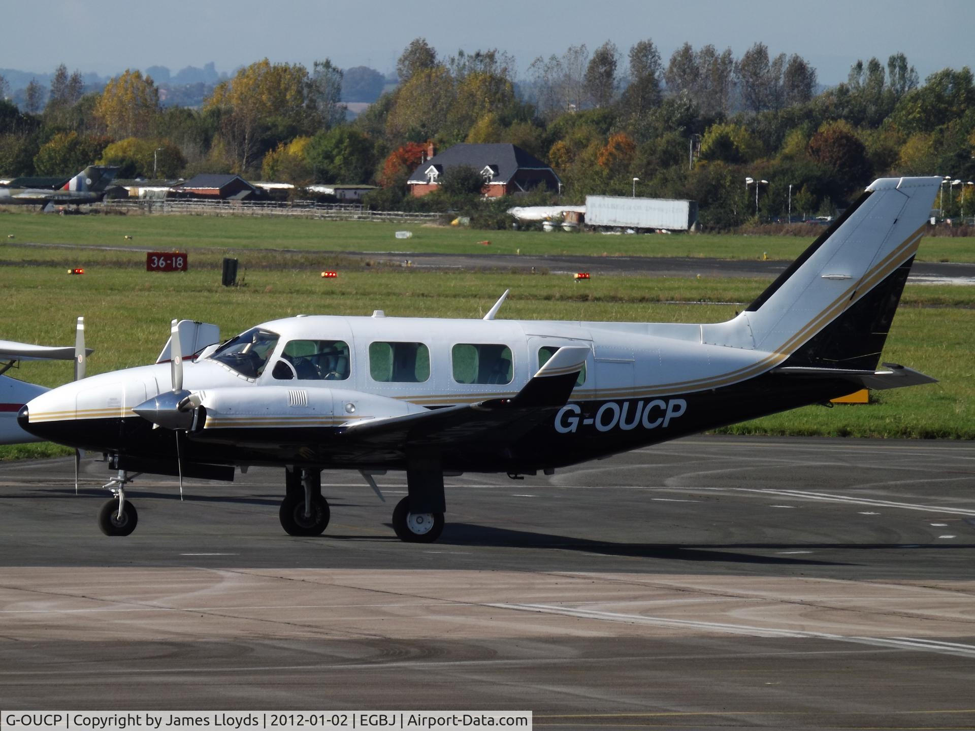 G-OUCP, 1979 Piper PA-31-310 Navajo Navajo C/N 31-7912117, At Gloucestershire Airport.