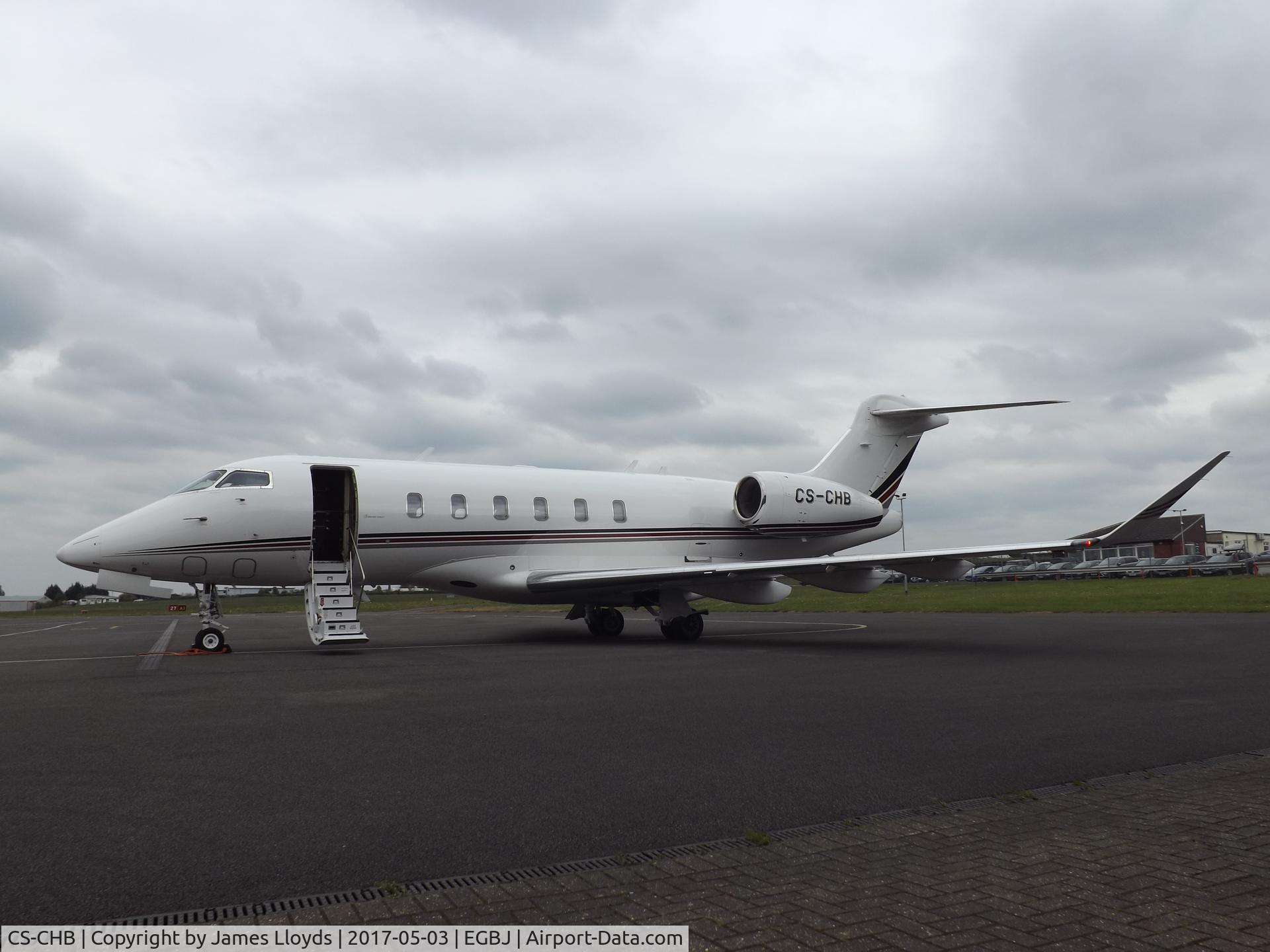 CS-CHB, 2015 Bombardier Challenger 350 (BD-100-1A10) C/N 20553, At Gloucestershire Airport.