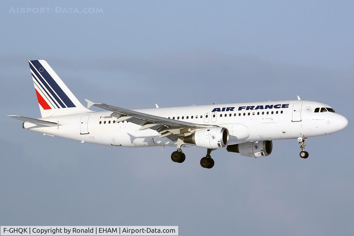 F-GHQK, 1991 Airbus A320-211 C/N 0236, at spl