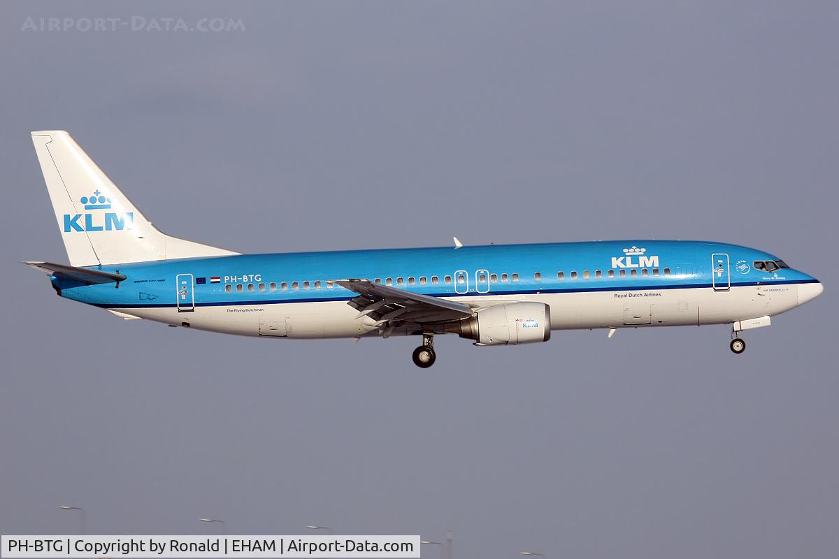 PH-BTG, 1994 Boeing 737-406 C/N 27233, at spl