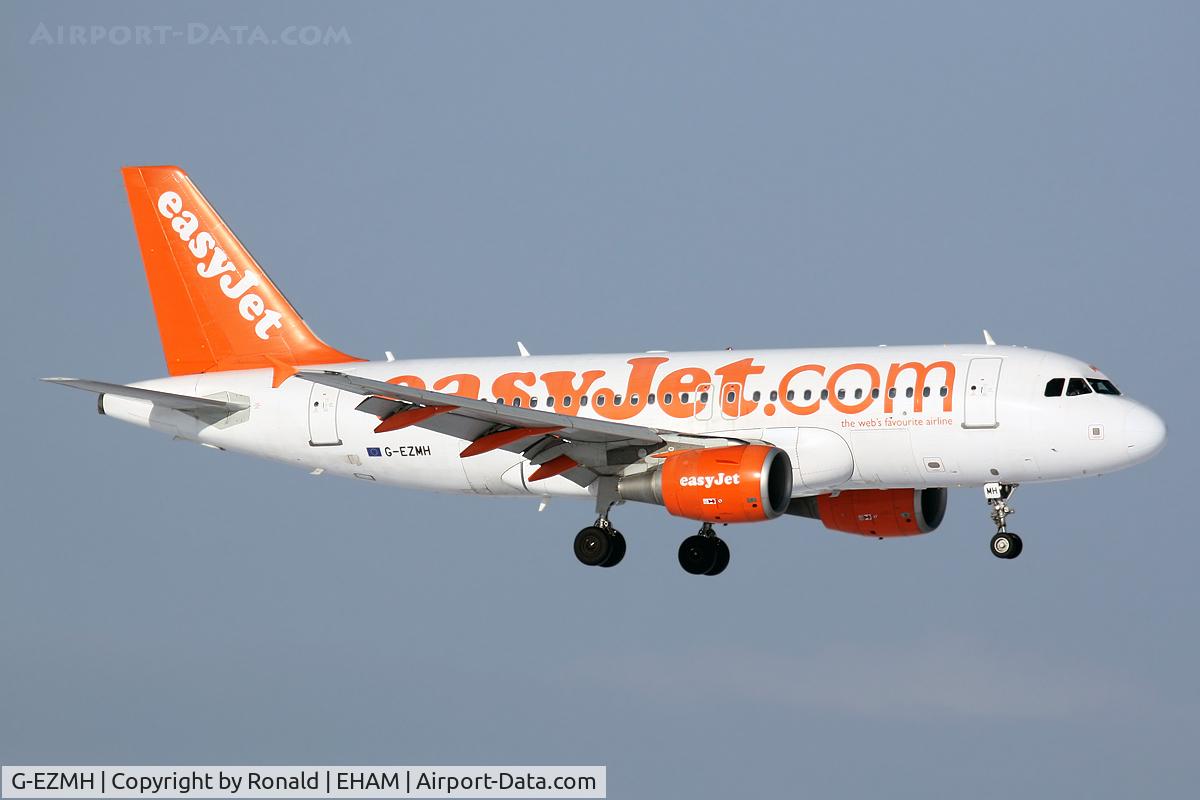 G-EZMH, 2003 Airbus A319-111 C/N 2053, at spl