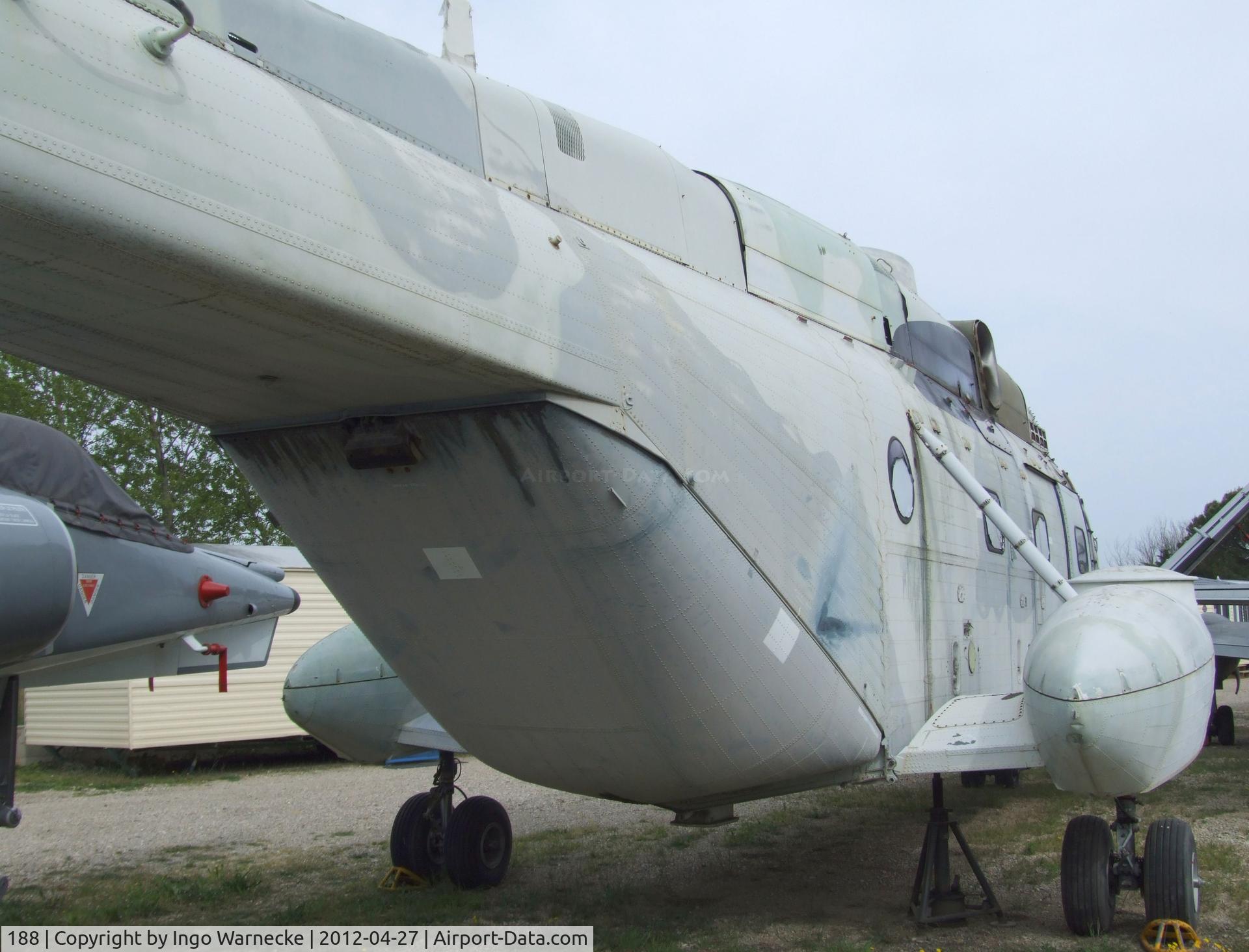 188, Aerospatiale SA-321G Super Frelon C/N 188, Aerospatiale SA.321GV Super Frelon (minus rotors) at the Musee Aeronautique, Orange