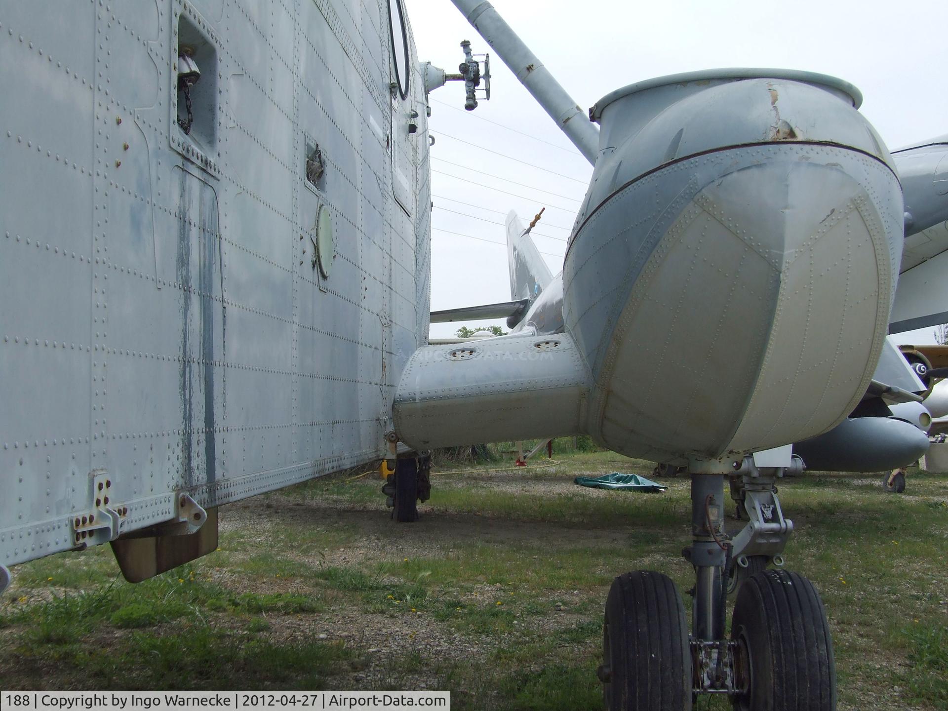 188, Aerospatiale SA-321G Super Frelon C/N 188, Aerospatiale SA.321GV Super Frelon (minus rotors) at the Musee Aeronautique, Orange