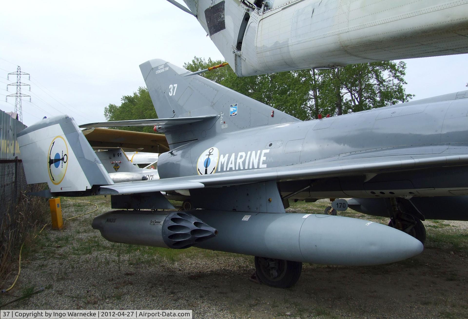37, Dassault Etendard IV.M C/N 37, Dassault Etendard IV M at the Musee Aeronautique, Orange